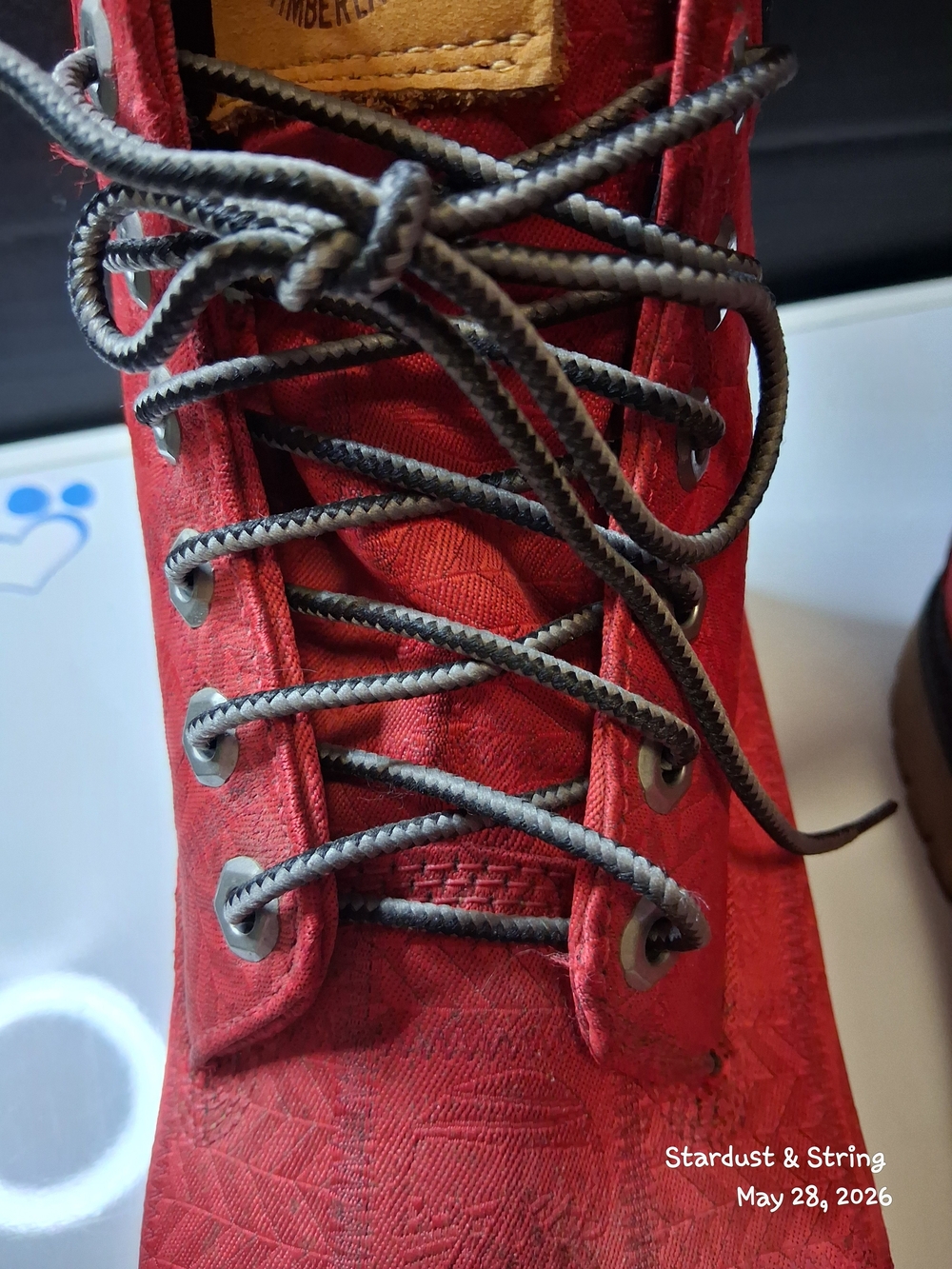 Timberland Mens 6 Inch Premium Waterproof Boots Red Size 9.5 - Picture 14 of 16